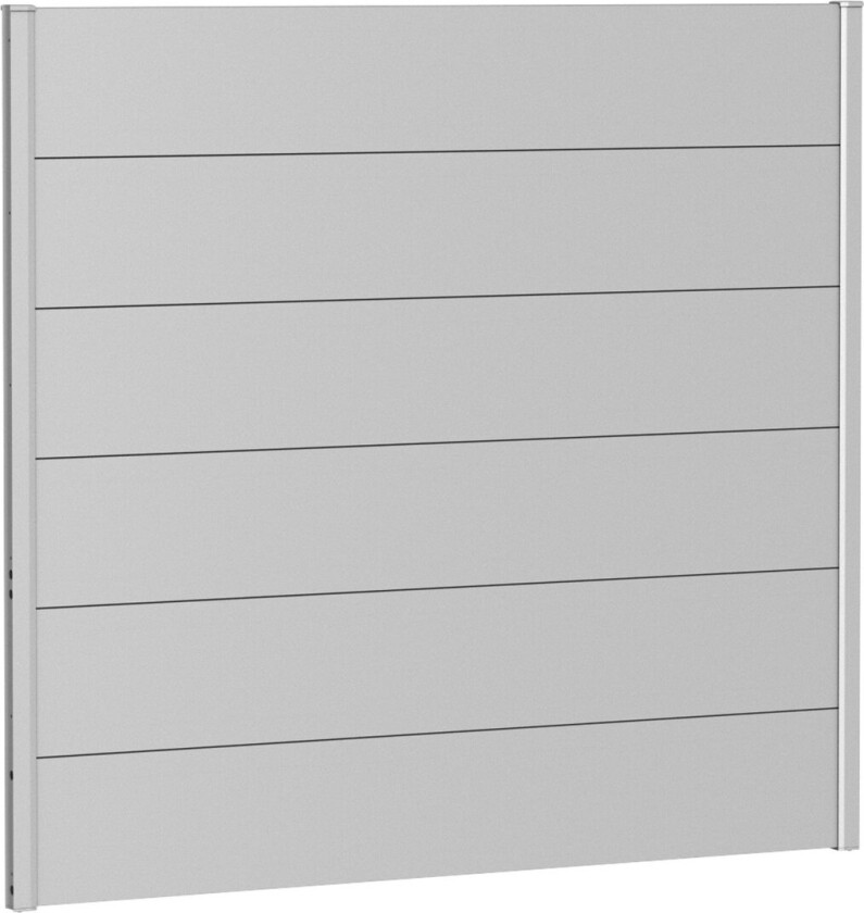 BIOHORT VEGGPANEL FOR LEVEGG UTEN AKRYLGLASS 150X135 SØLV METALLIC