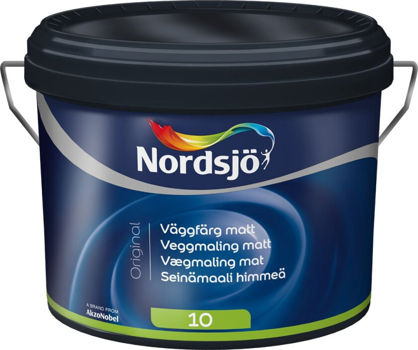 NORDSJØ ORIGINAL VEGG MATT 10 BW 2.5 L
