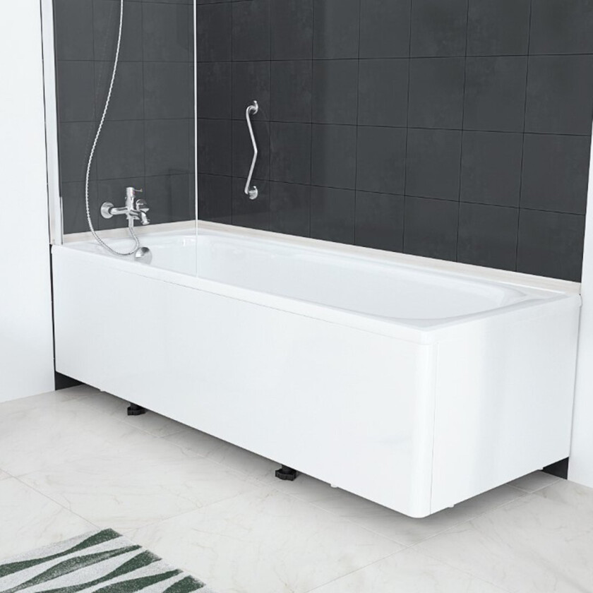 LAUFEN STÅLBADEKAR MILANO 160 CM INKL. BEN