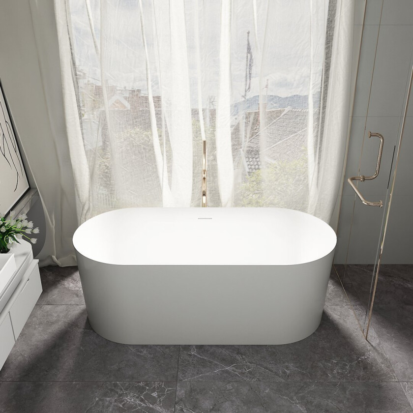 CELESTE MESSINA BADEKAR 166X77 LYS GRÅ
