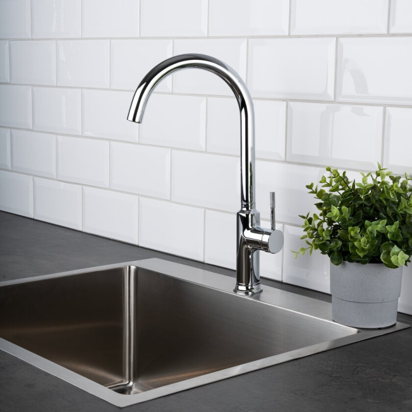 CELESTE WAKEFIELD KJØKKENARMATUR, KROM