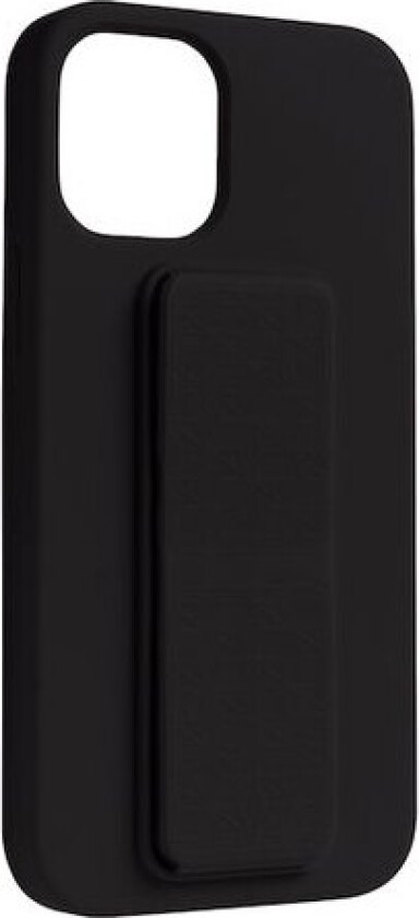 LEKI BYCPH COVER TIL IPHONE 14 GRIP AND STAND SILIKON SORT