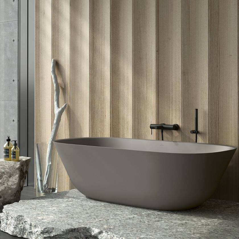 VILLEROY & BOCH THEANO FRITTSTÅENDE BADEKAR 170X75 GREY