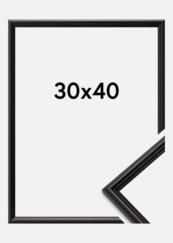 Ramme Horndal Akrylglass Svart 30x40 Cm