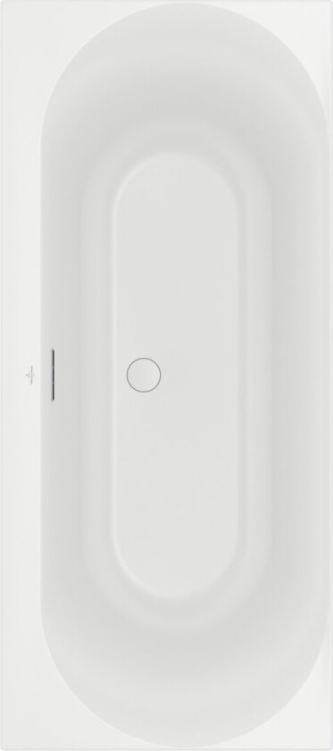 VILLEROY & BOCH LOOP & FRIENDS OVAL DUO BADEKAR 170X75 FOR INNBYGGING STONE WHITE