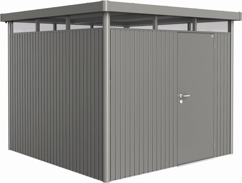 BIOHORT UTEBOD HIGHLINE H4 1 DØR KVARTSGRÅ MET.