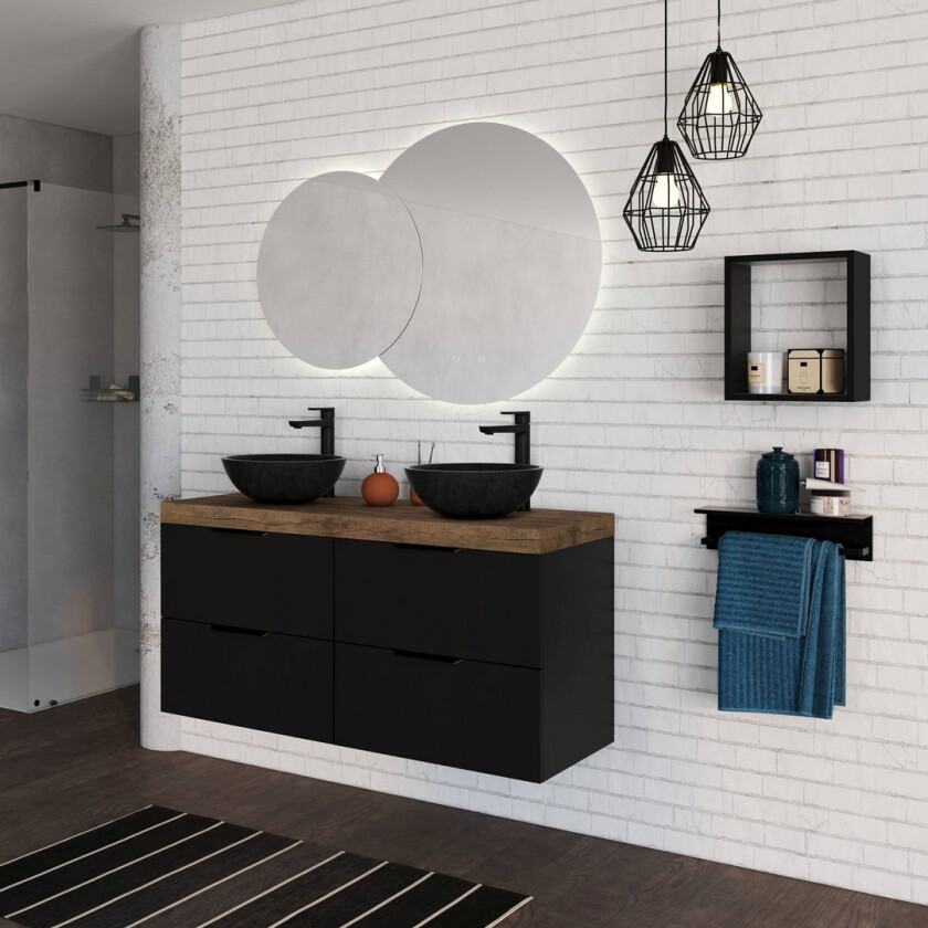 ALLIBERT PLAY UNDERSKAP 120 CM MATT SORT