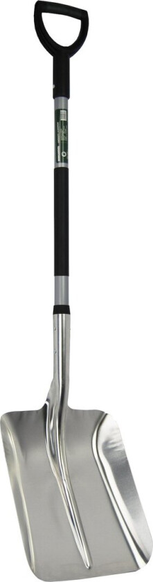 NORGARDEN SNØSPADE LITEN ALUMINIUM M/TRESKAFT