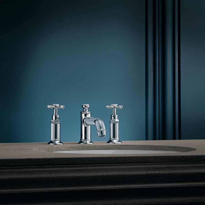 HANSGROHE AXOR MONTREUX 3-HULLS SERVANTARMATUR M/OPPLØFTSVENTIL