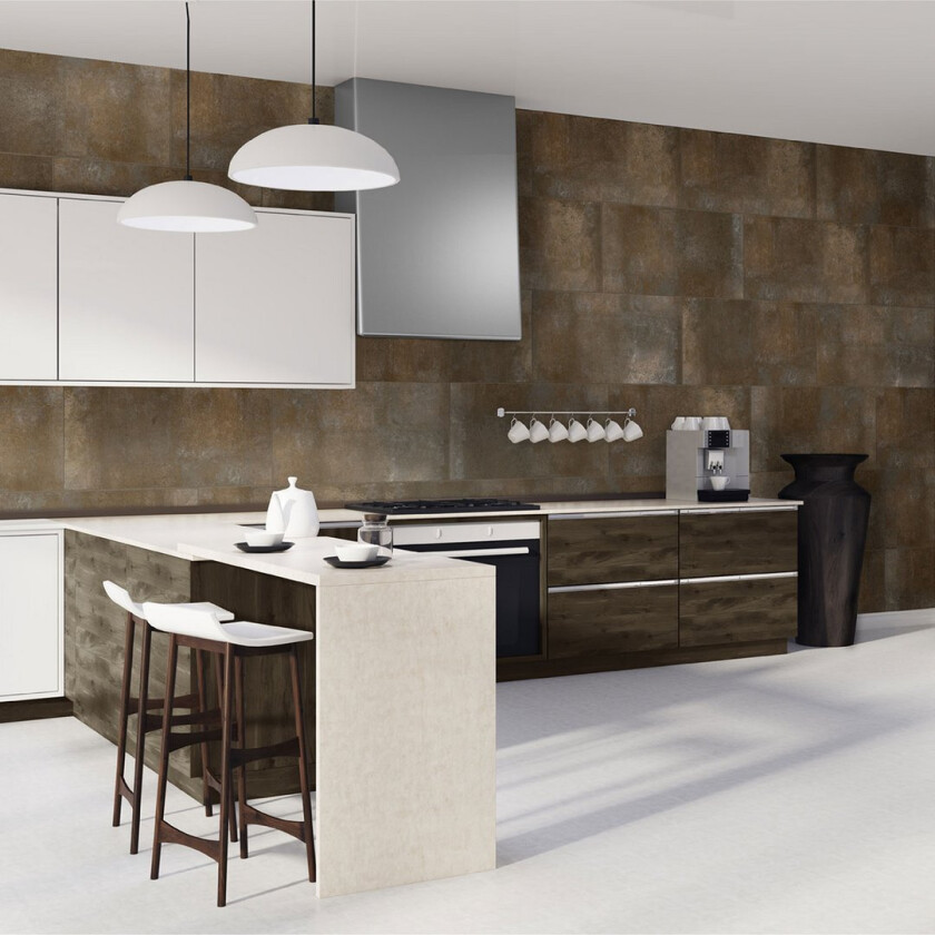 SNAPWALL EASYCOVER XL SELVKLEBENDE FLIS MOUNTAIN CLAY