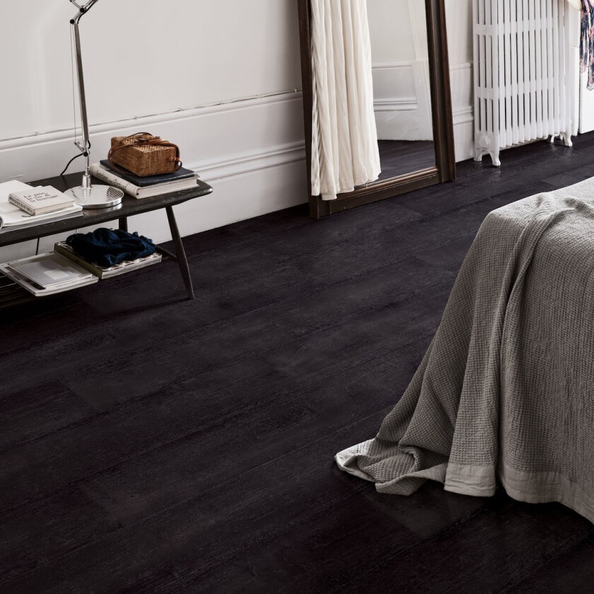 Laminatgulv Lillehammer Pro Black Painted Oak