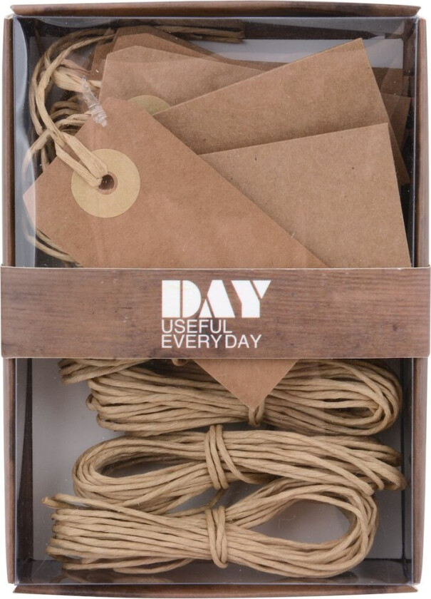 DAY MERKELAPPER NATUR 10P-PK