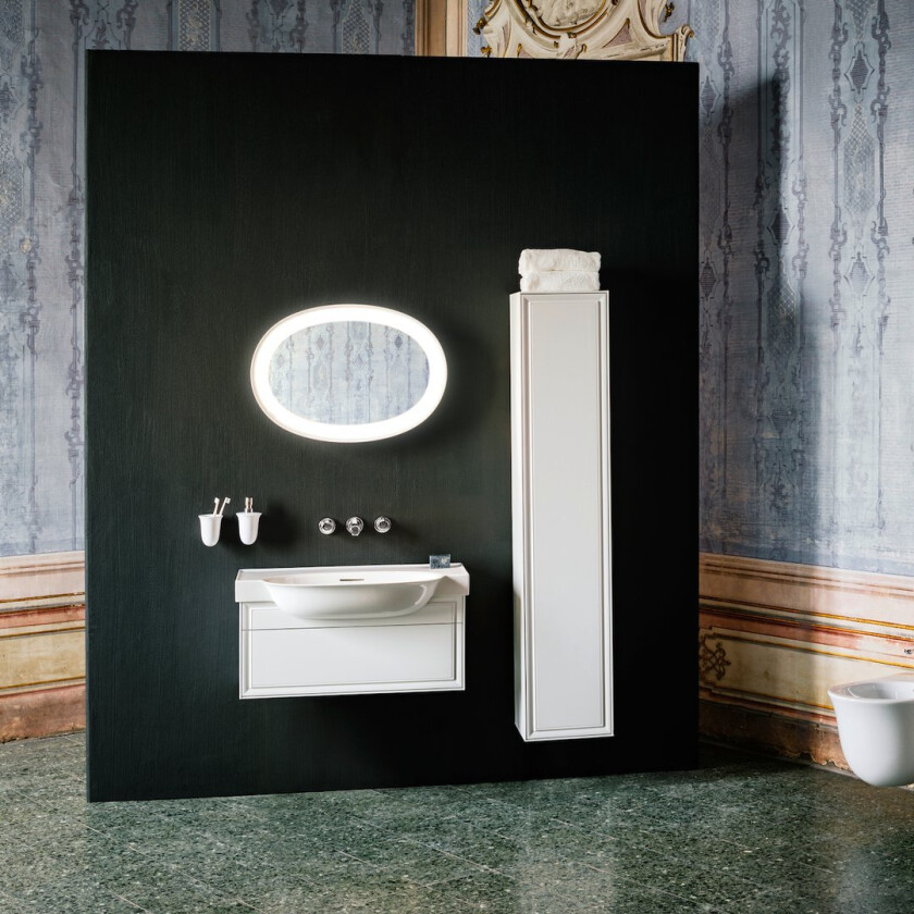 LAUFEN NEW CLASSIC SERVANTSKAP 120 CM 1 SKUFF HVIT MATT