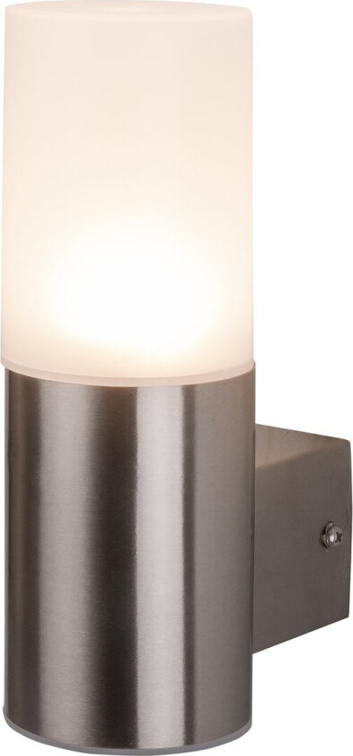 TREND ROUND UTENDØRS VEGGLAMPE, STÅL