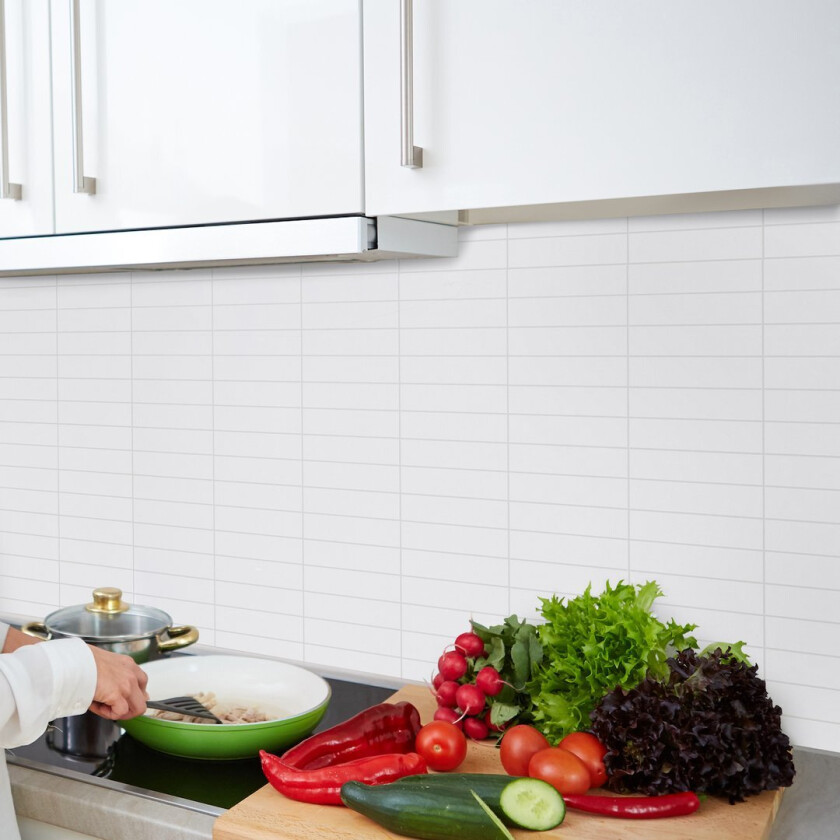 BERRYALLOC KITCHEN WALL HVIT SNØ GLOSSY 15X3,75