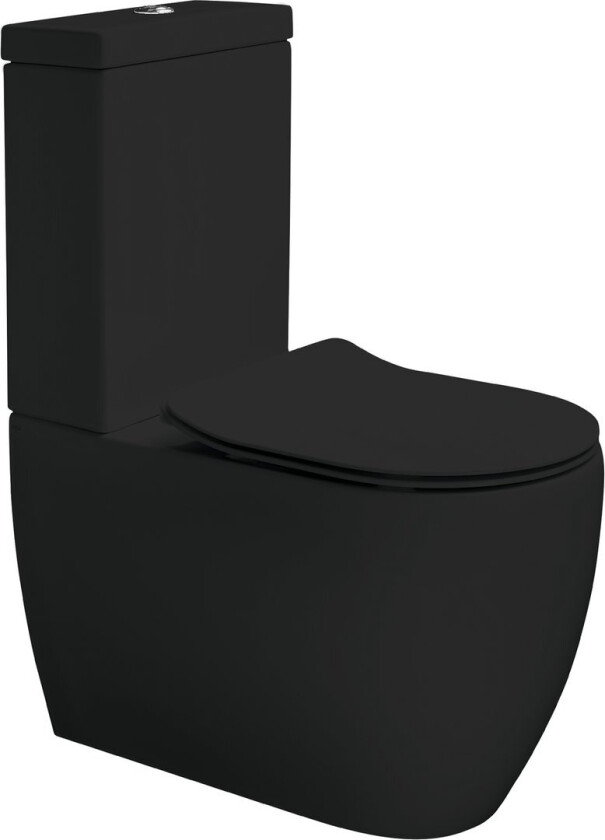 LAVABO GLOMP RIMLESS GULVSTÅENDE TOALETT MATT SORT