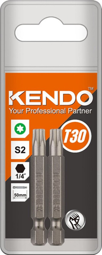 KENDO BITS T30 50MM 2 STK