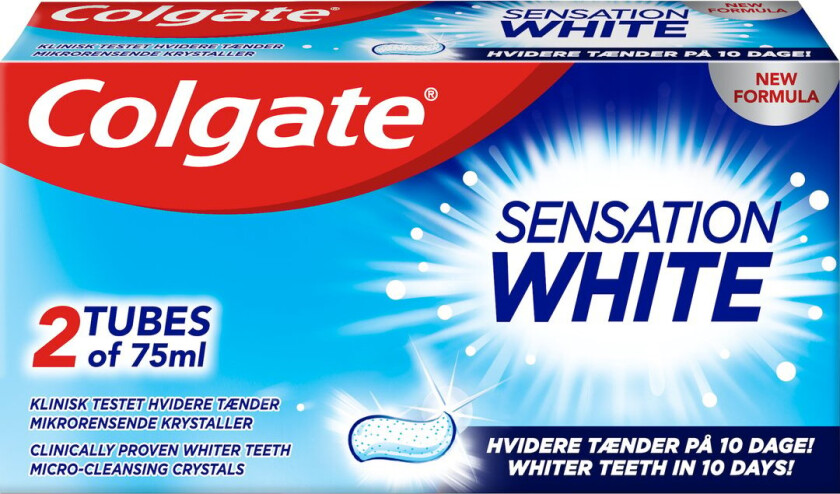 COLGATE SENSATION WHITE 2X75ML