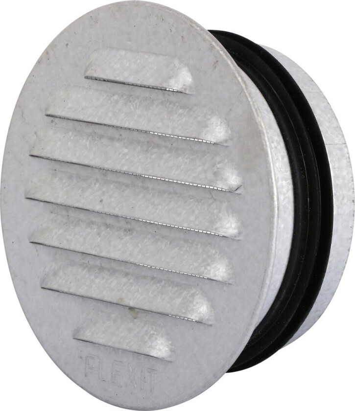 FLEXIT RUND STÅLRIST M/STUSS Ø125MM