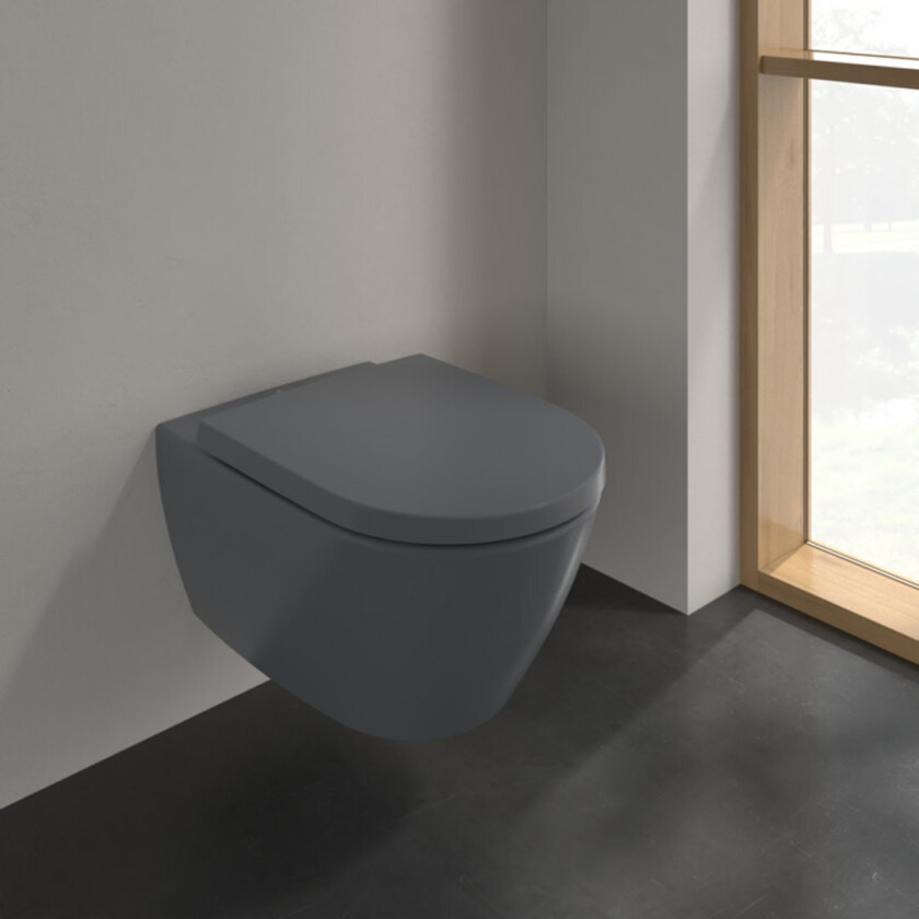 VILLEROY & BOCH SUBWAY 2.0 VEGGSKÅL M/ÅPEN SPYLEKANT GRAPHITE