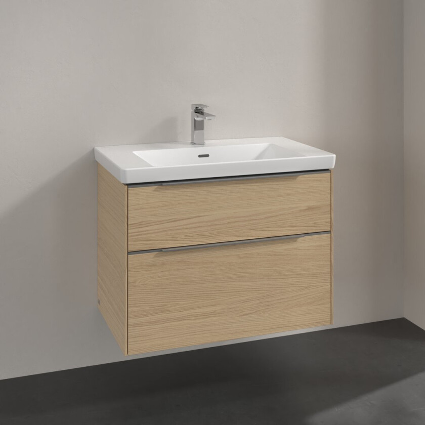VILLEROY & BOCH SUBWAY 3.0 SERVANTSKAP 77X57 NORDIC OAK HÅNDTAK I KROM