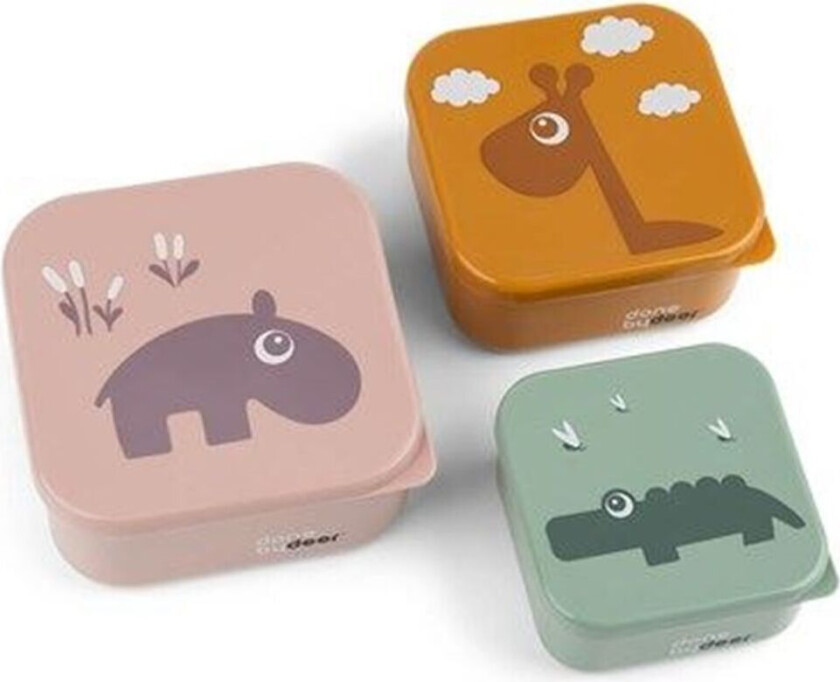 Done by deer Snack box set 3 pcs Deer friends Powder Mix