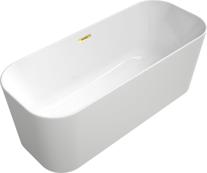 VILLEROY & BOCH FINION BADEKAR 170X70 MED LYS, DETALJER I GULL