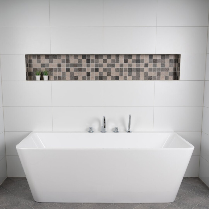 WHITE GLOSSY RECTIFIED 30X60 CM