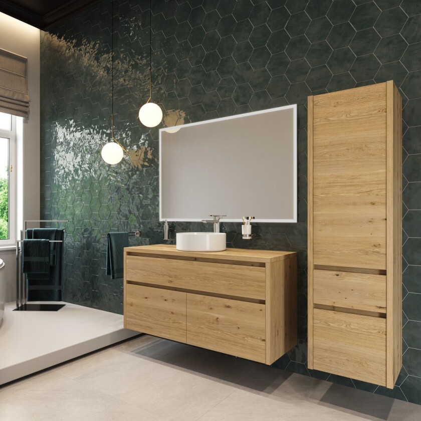 ALLIBERT ASTON UNDERSKAP 120 CM ARLINGTON EIK