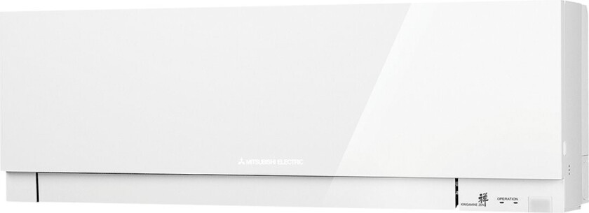 MITSUBISHI ELECTRIC ZEN VARMEPUMPE HVIT DESIGNMODELL