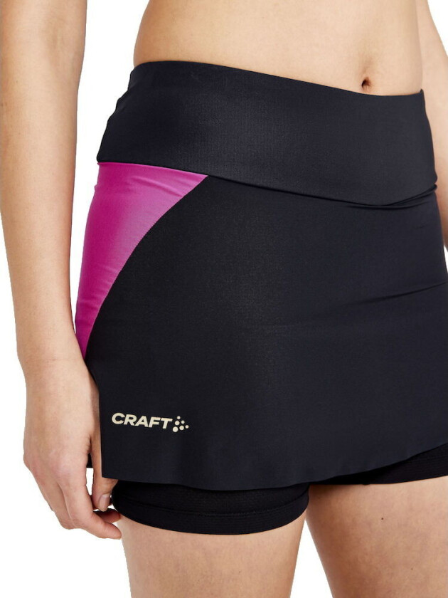 Women's Pro Hypervent 2in1 Skirt S, Black-Roxo