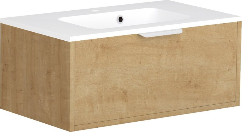 ALLIBERT EVO BADEROMSMØBEL M/VASK 40 CM ARLINGTON EIK