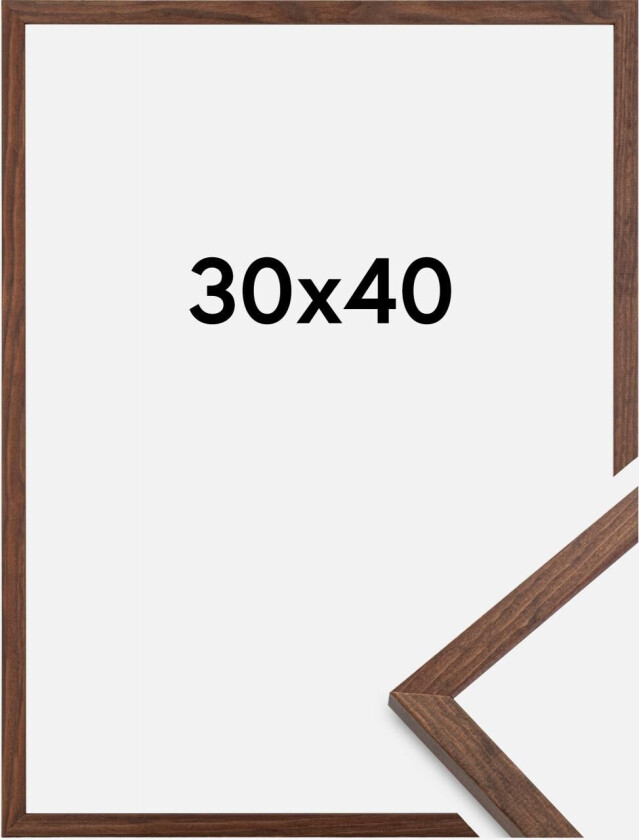 Ramme Galant Valnøtt 30x40 Cm