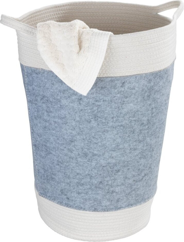 WENKO BEA SKITTENTØYSKURV 75 LTR. LYSEGRÅ