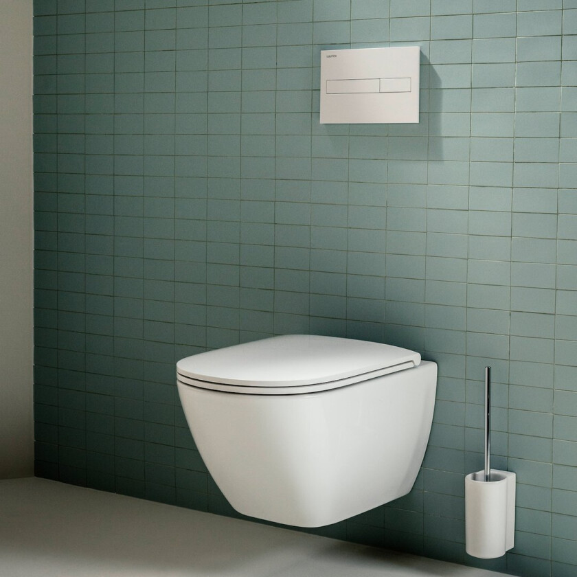 Bilde av LAUFEN LUA KOMPAKT VEGGSKÅL RIMLESS 49X36 CM LCC HVIT