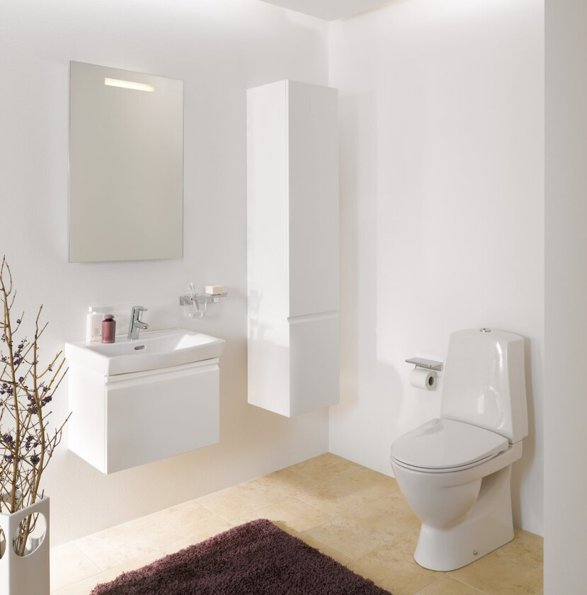 LAUFEN PRO S SERVANTSKAP 57 CM 1 SKUFF HVIT MATT