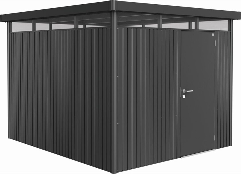 BIOHORT UTEBOD HIGHLINE H5 1 DØR MØRK GRÅ METALLIC