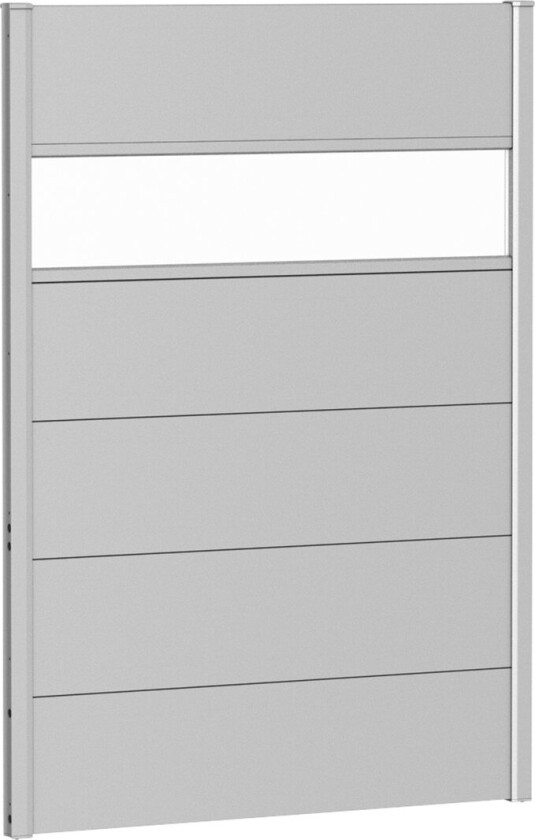 BIOHORT VEGGPANEL FOR LEVEGG AKRYLGLASS 100X135 SØLV METALLIC