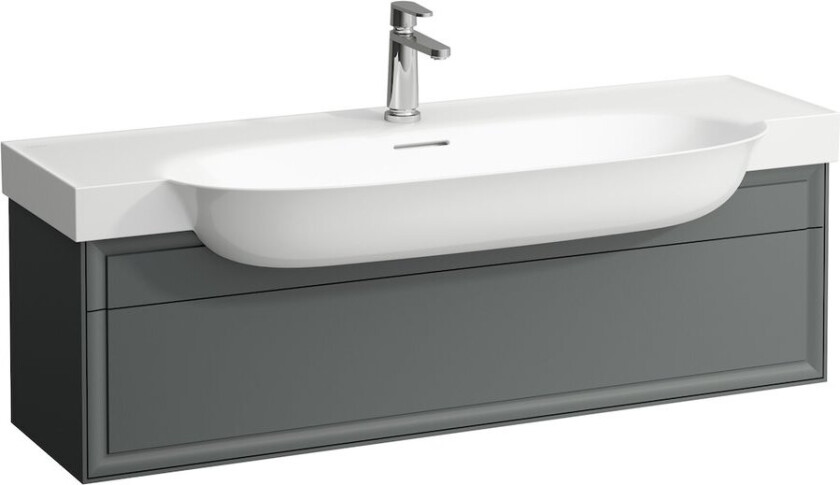 LAUFEN NEW CLASSIC SERVANTSKAP 120 CM 1 SKUFF TRAFIKKGRÅ