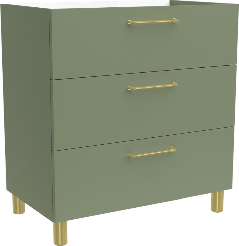 ALLIBERT KOBO UNDERSKAP 80 CM EUCALYPTUS MATT GRØNN