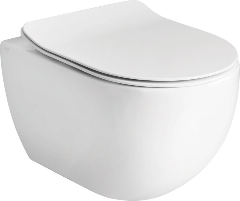 LAVABO GLOMP RIMLESS VEGGHENGT TOALETT HVIT