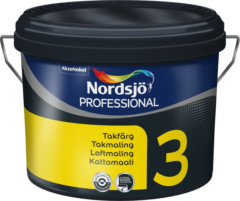NORDSJØ PROFESSIONAL 3 HELMATT TAKMALING BW 10 L