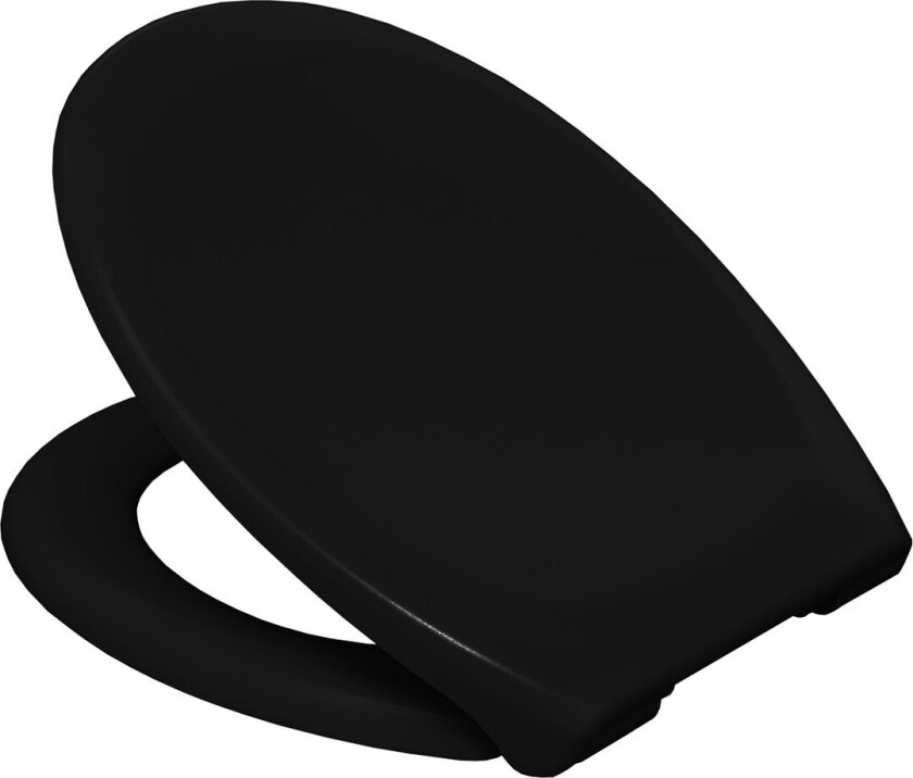 CELESTE UNI TOALETTSETE SORT M/SOFTCLOSE OG LIFT OFF