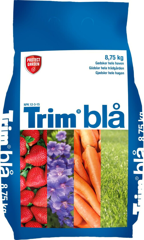 TRIM BLÅ GRUNNGJØDSEL GRANULAT 8,75 KG