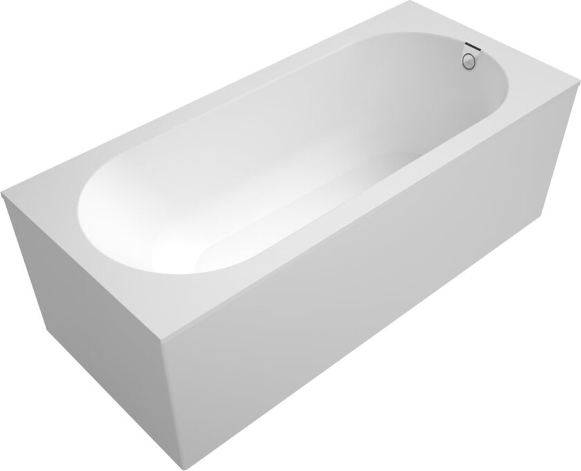 VILLEROY & BOCH OBERON BADEKAR 180X80 FOR INNBYGGING STONE WHITE