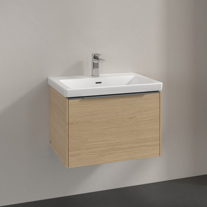 VILLEROY & BOCH SUBWAY 3.0 SERVANTSKAP 66X42 NORDIC OAK HÅNDTAK I KROM