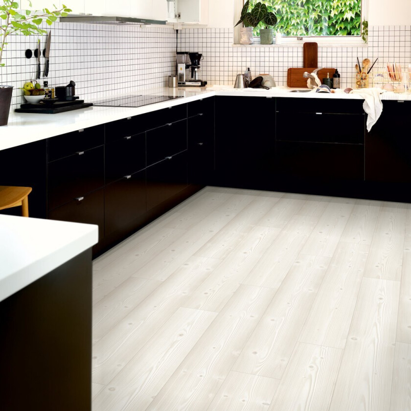 Laminatgulv Visby Pro Brushed White Pine