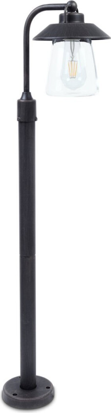 LUTEC TRADITION CATE LYKTESTOLPE SORT RUST