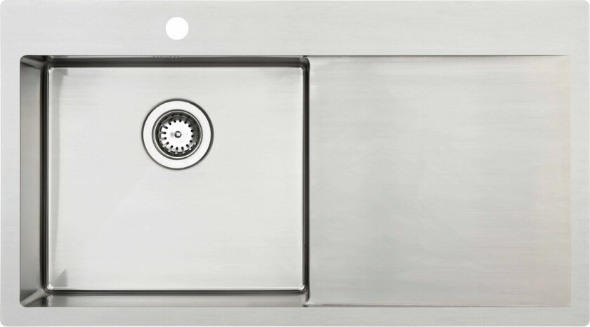 LAVABO KUBUS 900 L SOFT KJØKKENVASK RUSTFRITT STÅL