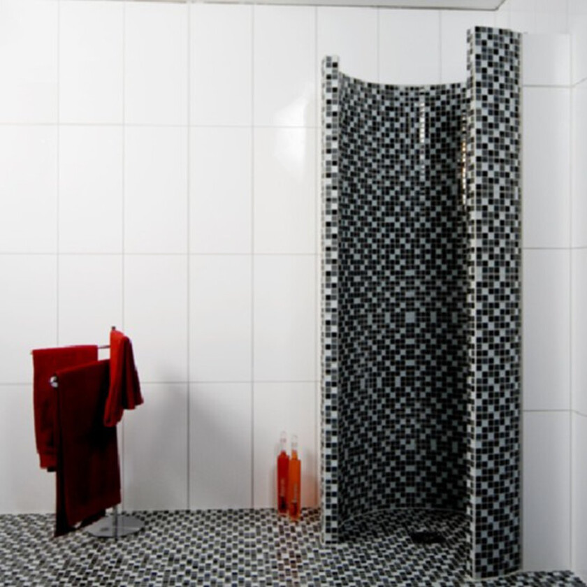 CRYSTAL MOSAIC MIX GLOSSY GREY